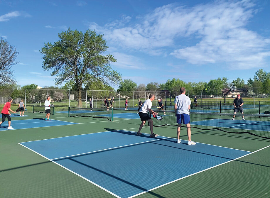 A (Pickleball) Court with No Boundaries