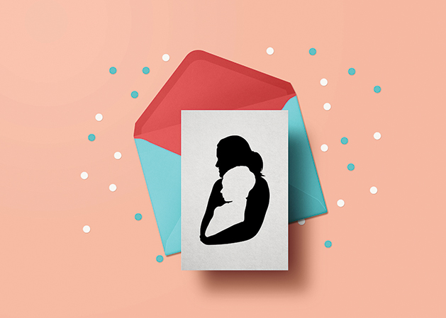 Mother and baby card