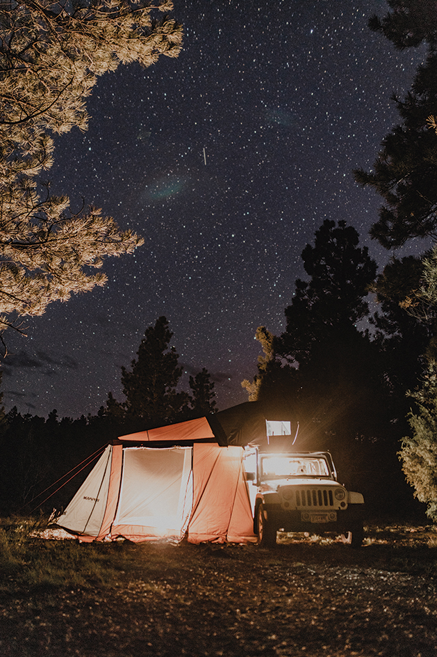 Camper at Night