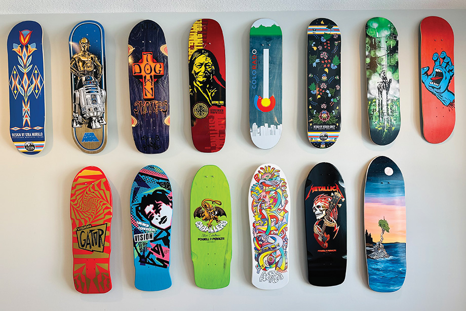 Skateboard wall