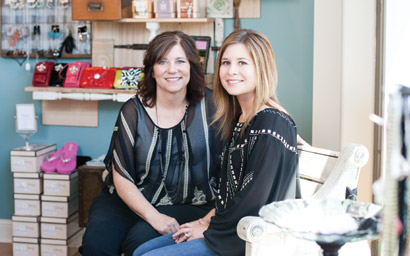 Donna Rongstad and Gina Hoben of Mainstream Boutique.