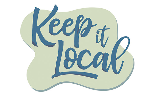 An illustration reads "Keep it Local"
