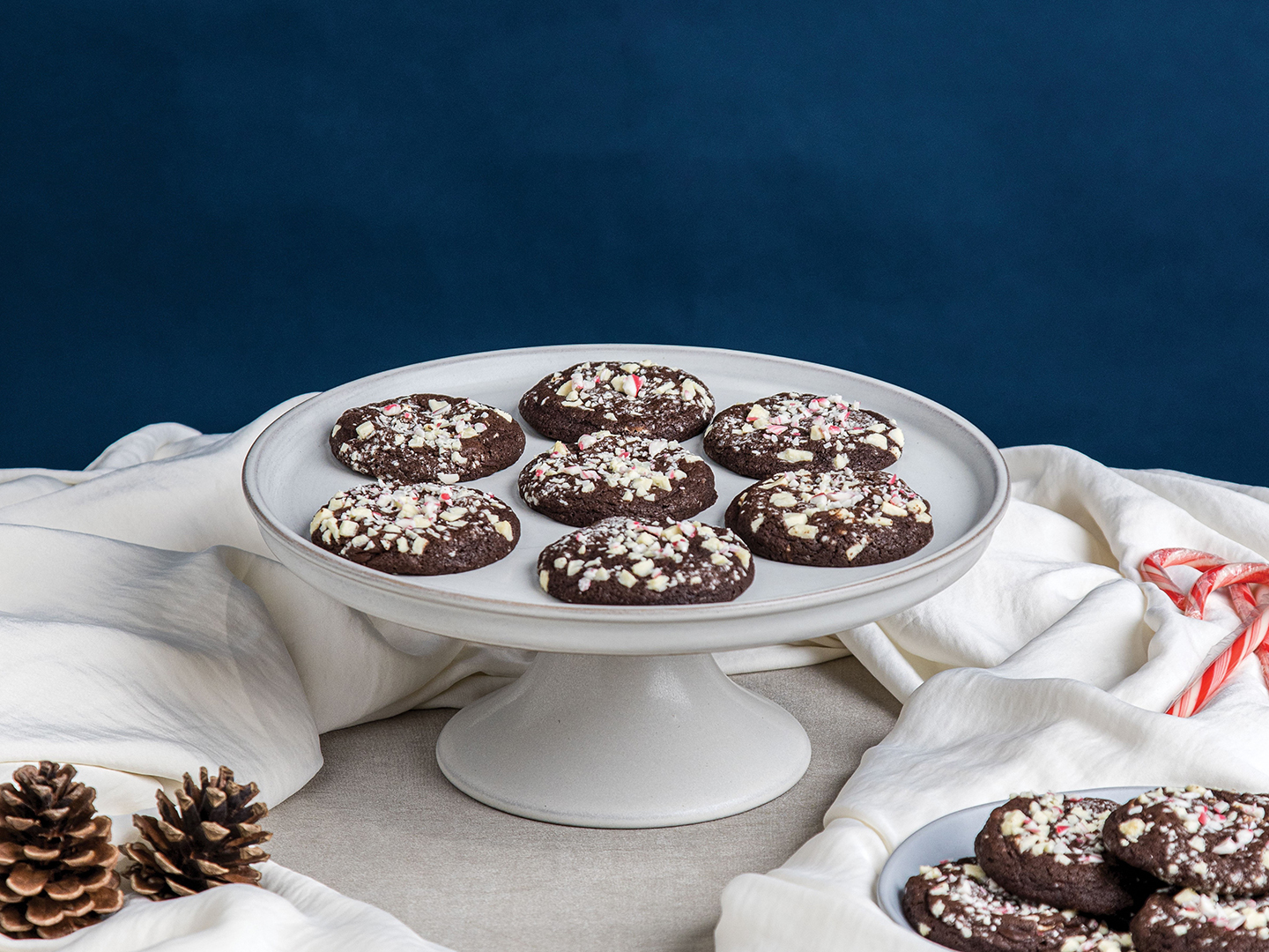 Triple Chocolate Peppermint Espresso Cookies