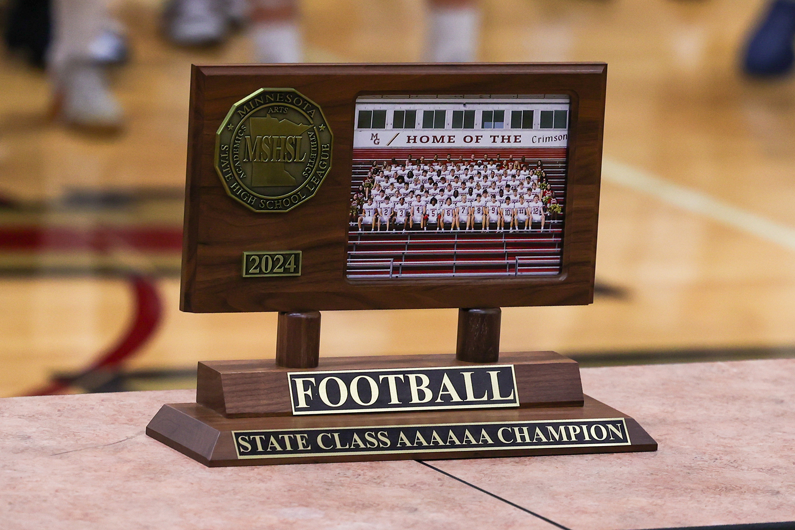 The 2024 State Class 6A Champion Trophy.