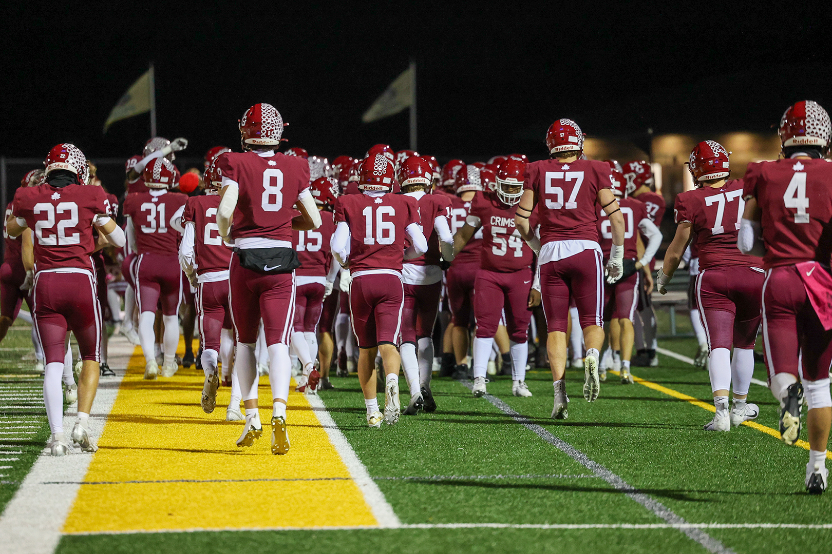 Maple Grove Crimson Team on the Field