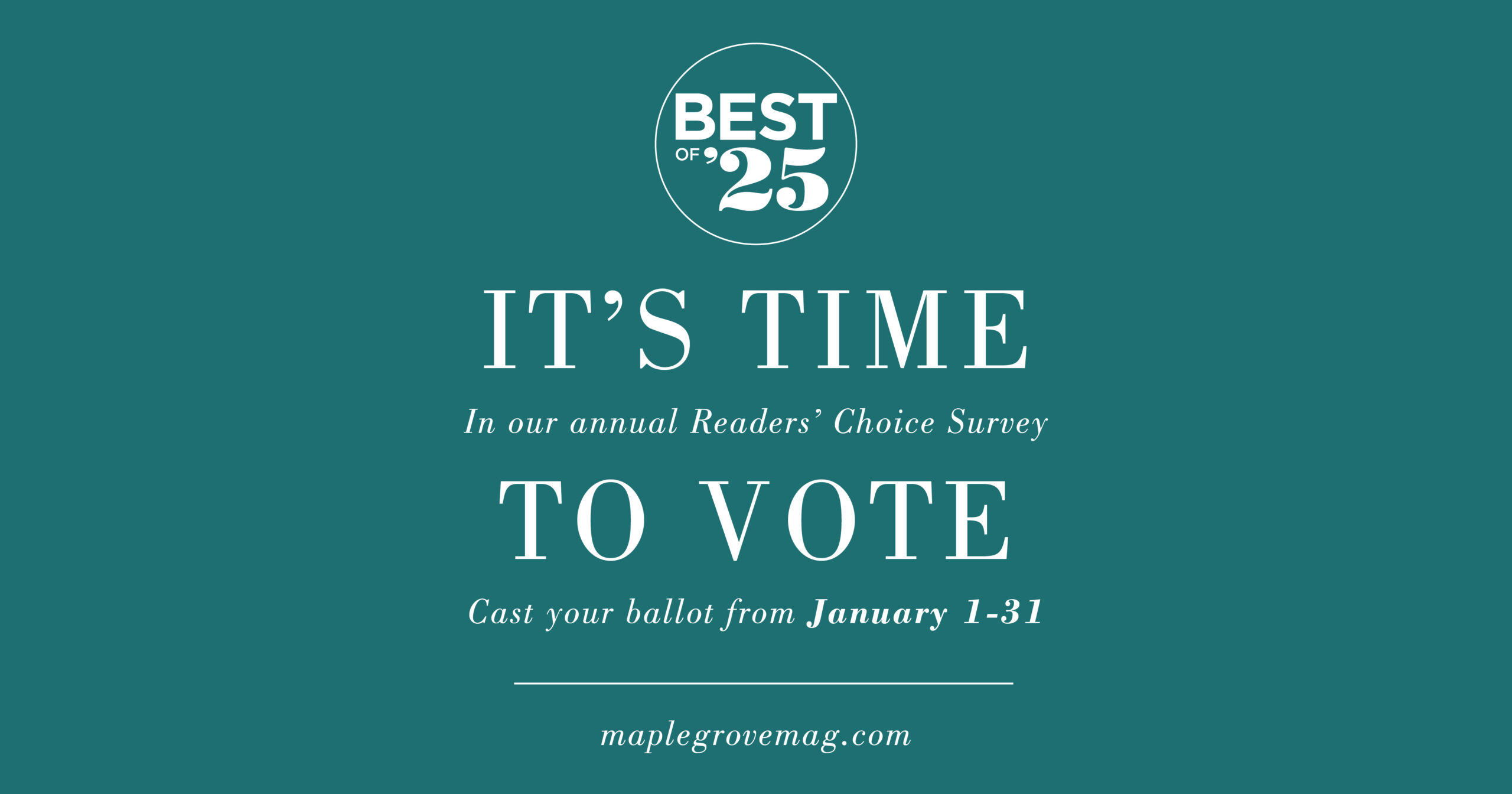 Best of Maple Grove 2025 Voting