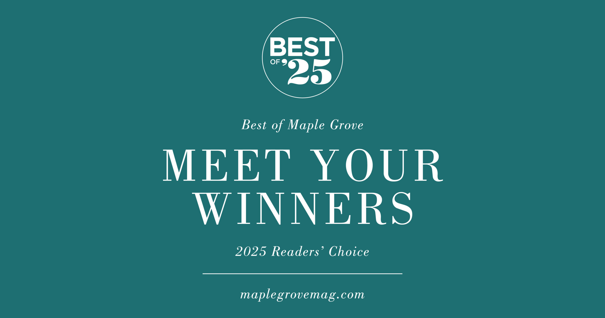 Best of Maple Grove 2025 Winners Web Banner