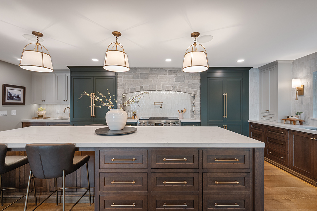 Fish Lake home kitchen design.