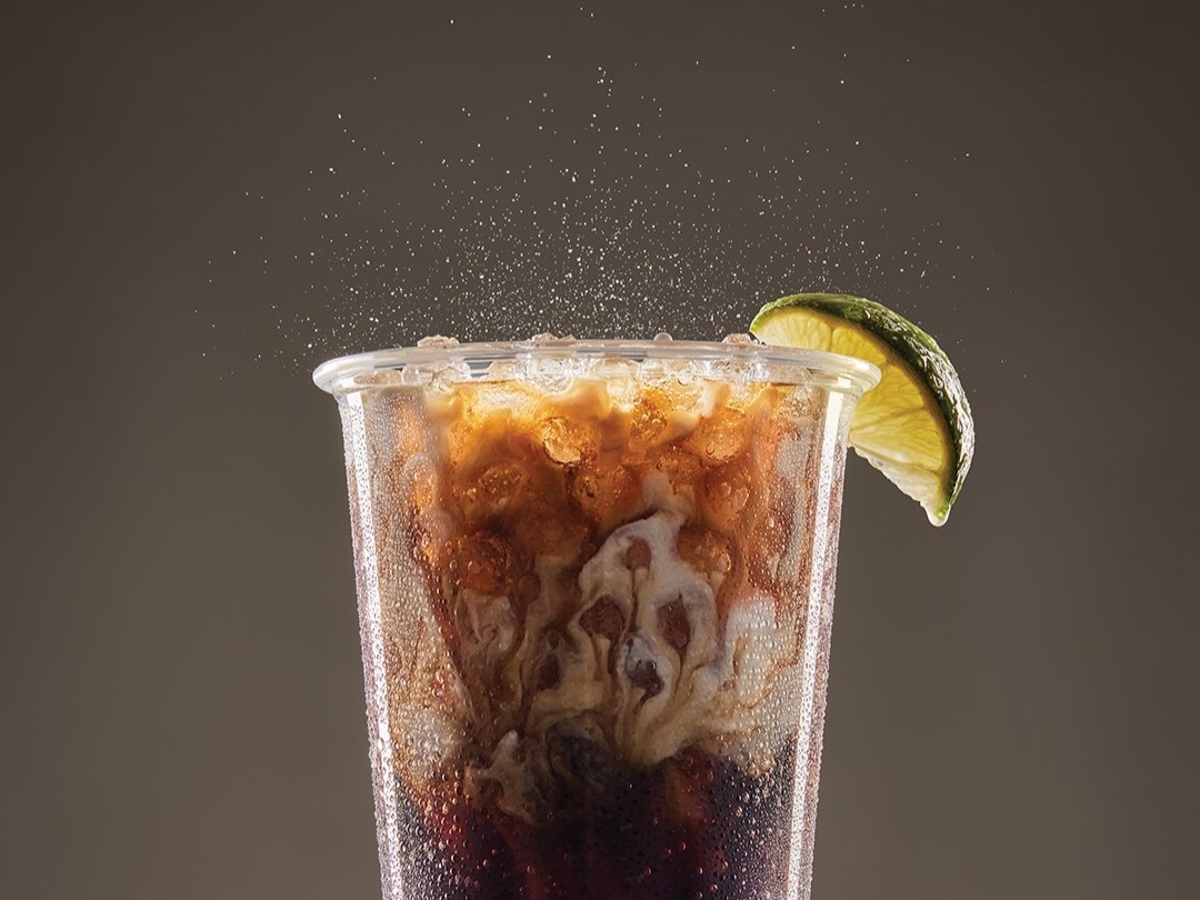 1979 dirty soda with Coke and coconut cream