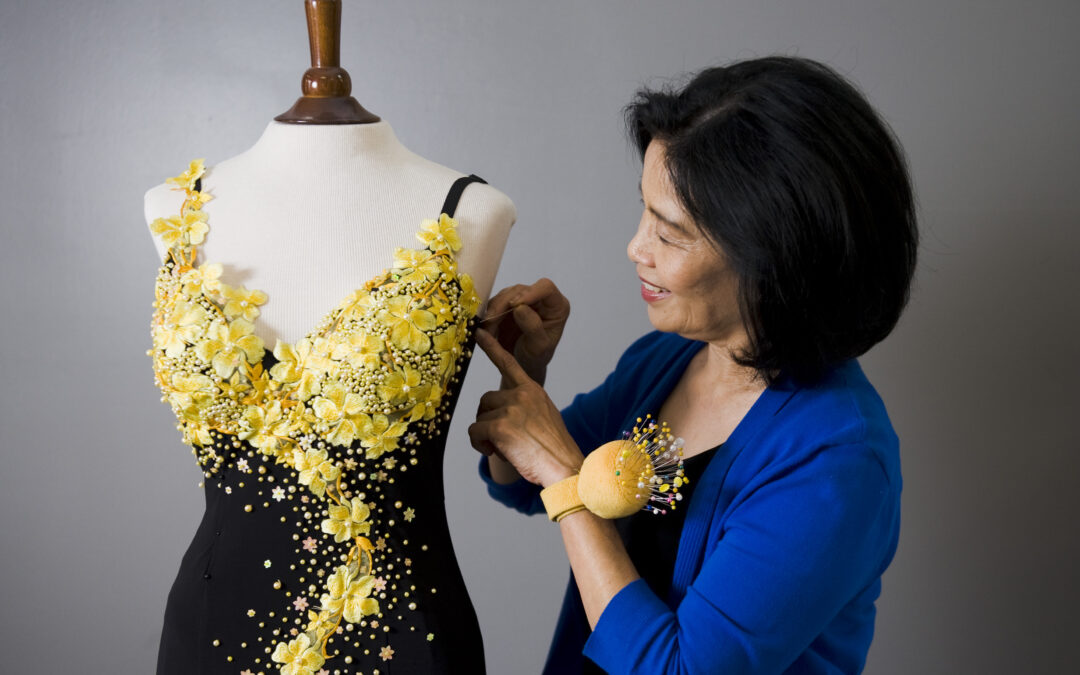 Ann Tran Designs and Alters Clothing for Her Customers at Magic Needle
