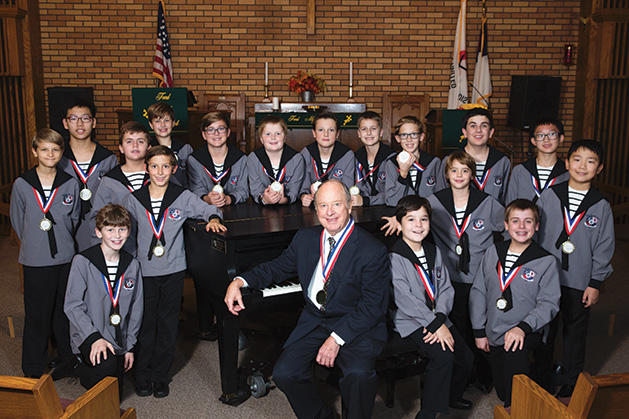 The North Star Boys' Choir with Conductor