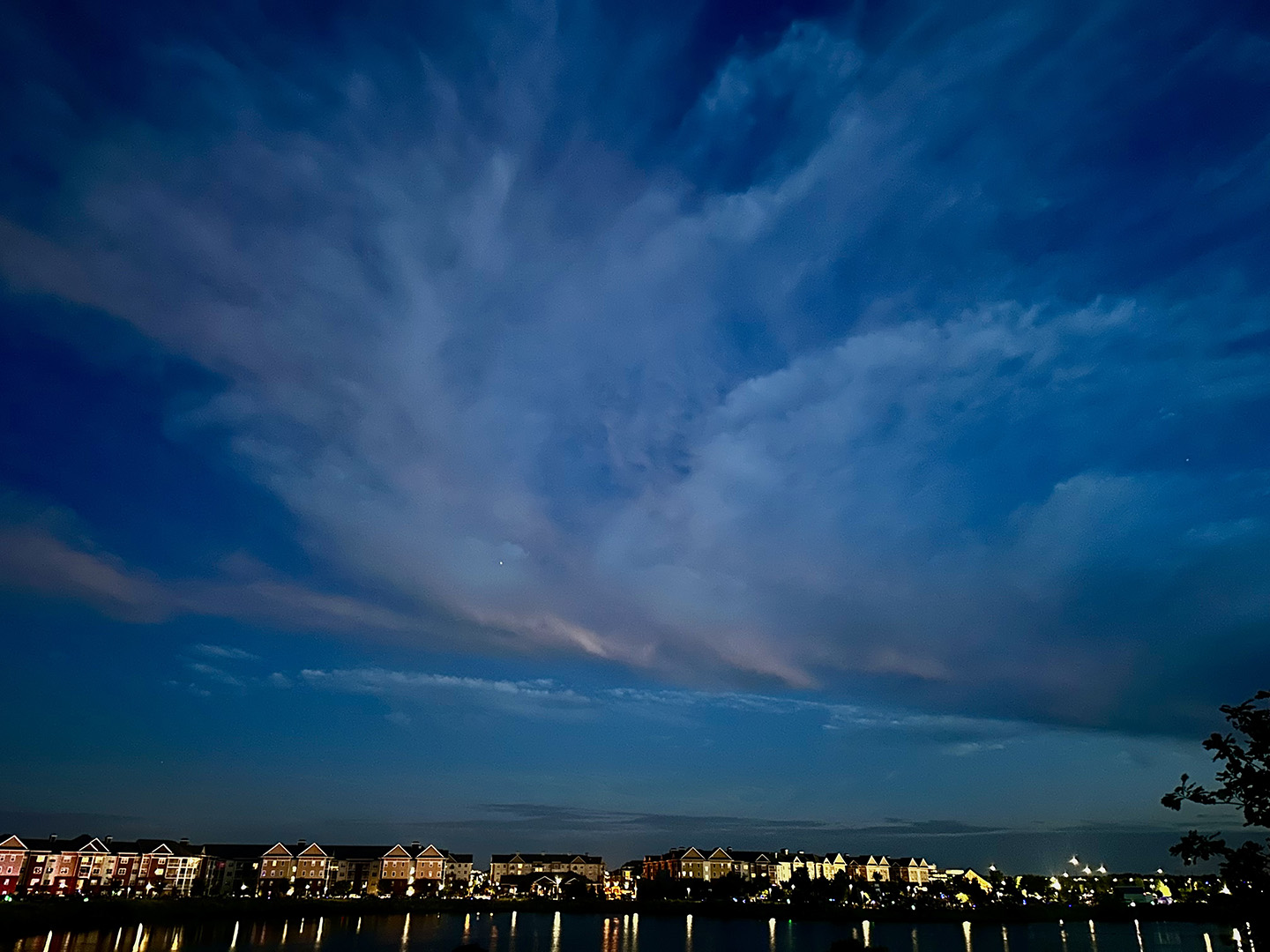 Pre-firework Sky for Maple Grove Days