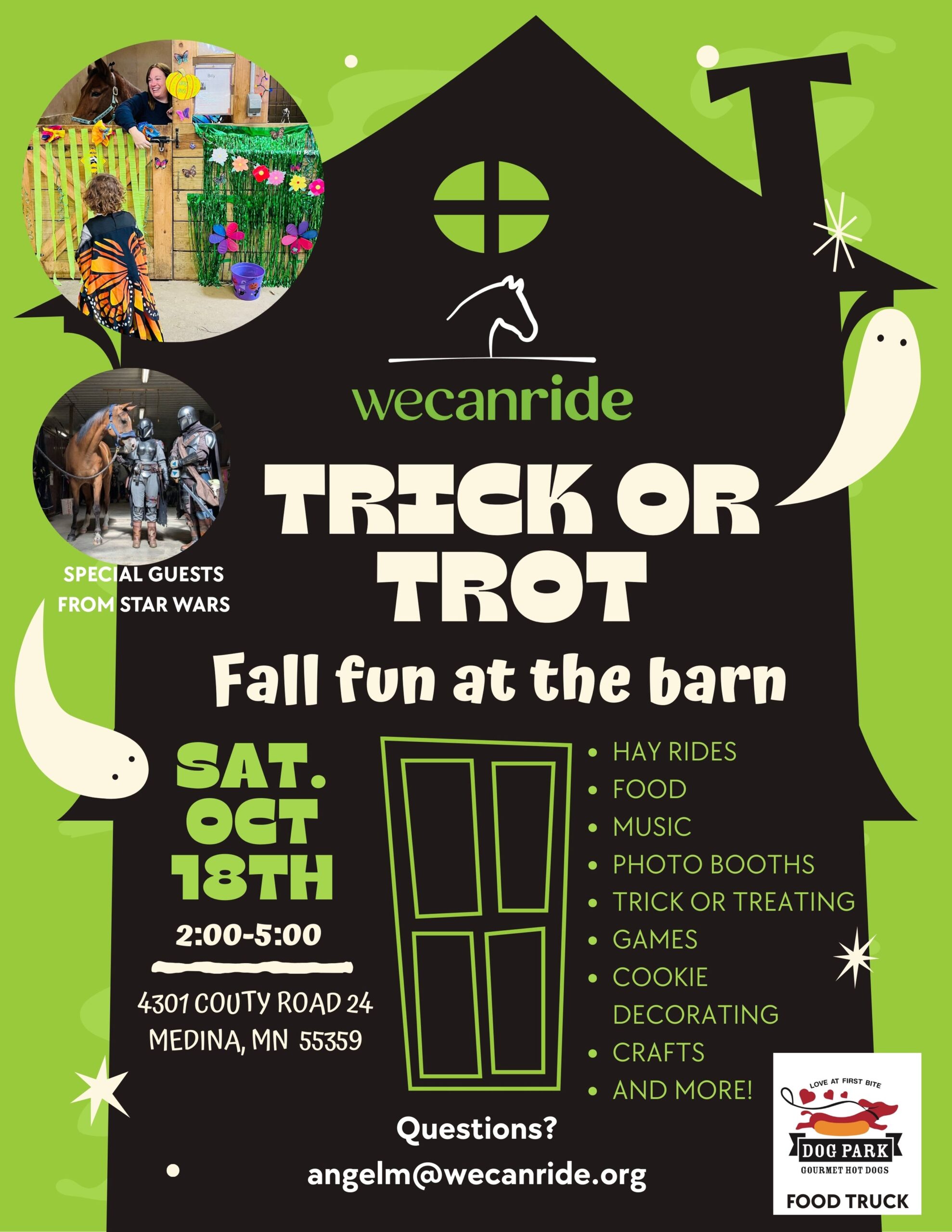Trick or Trot Event Poster
