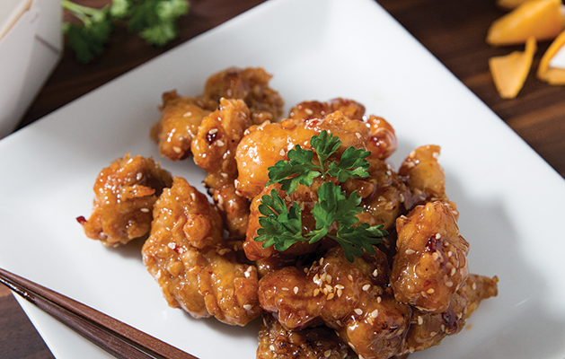 Sesame chicken at Yu Fong.