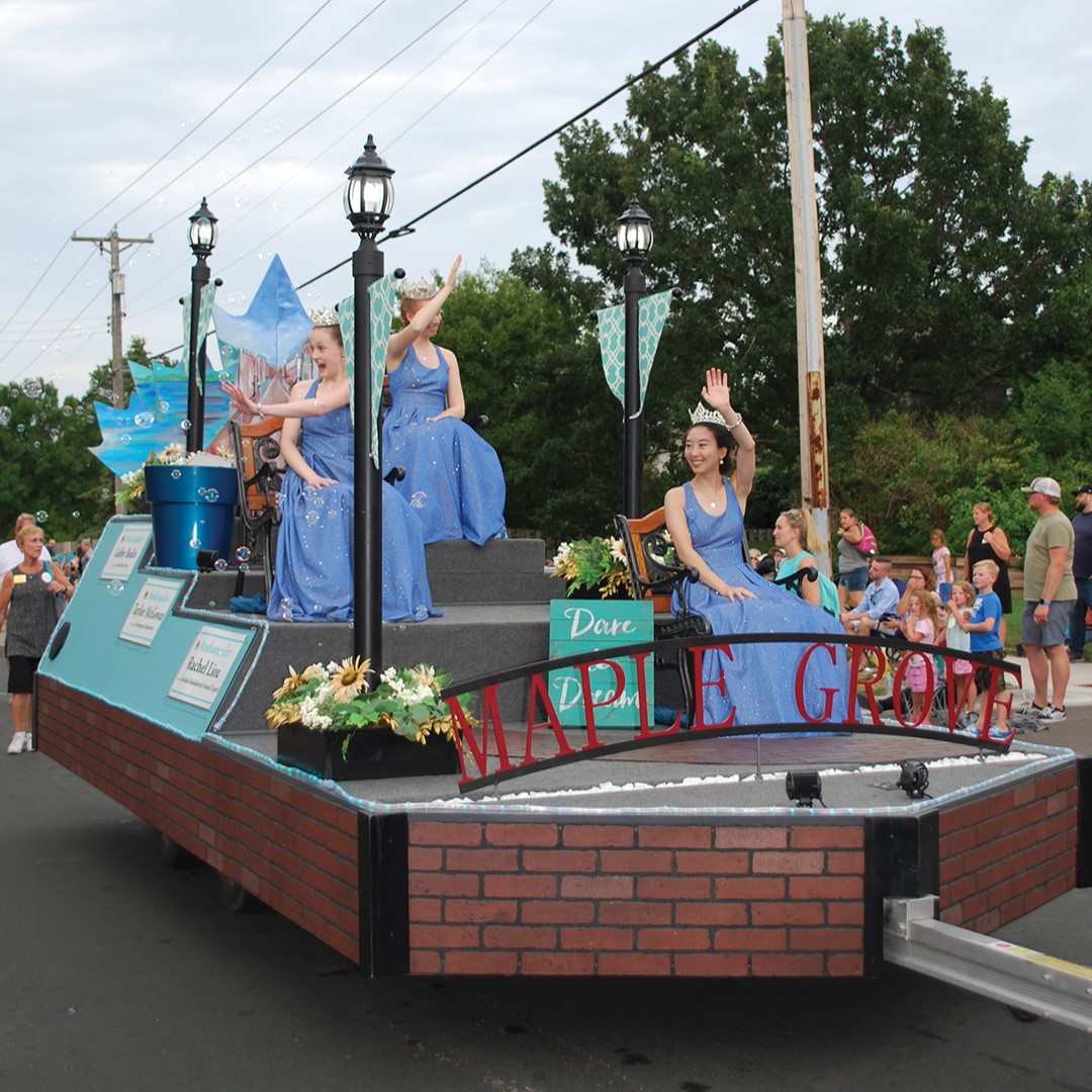 Cheer on local clubs, organizations, youth groups and more at the 35th annual Maple Grove Days Parade on July 16.