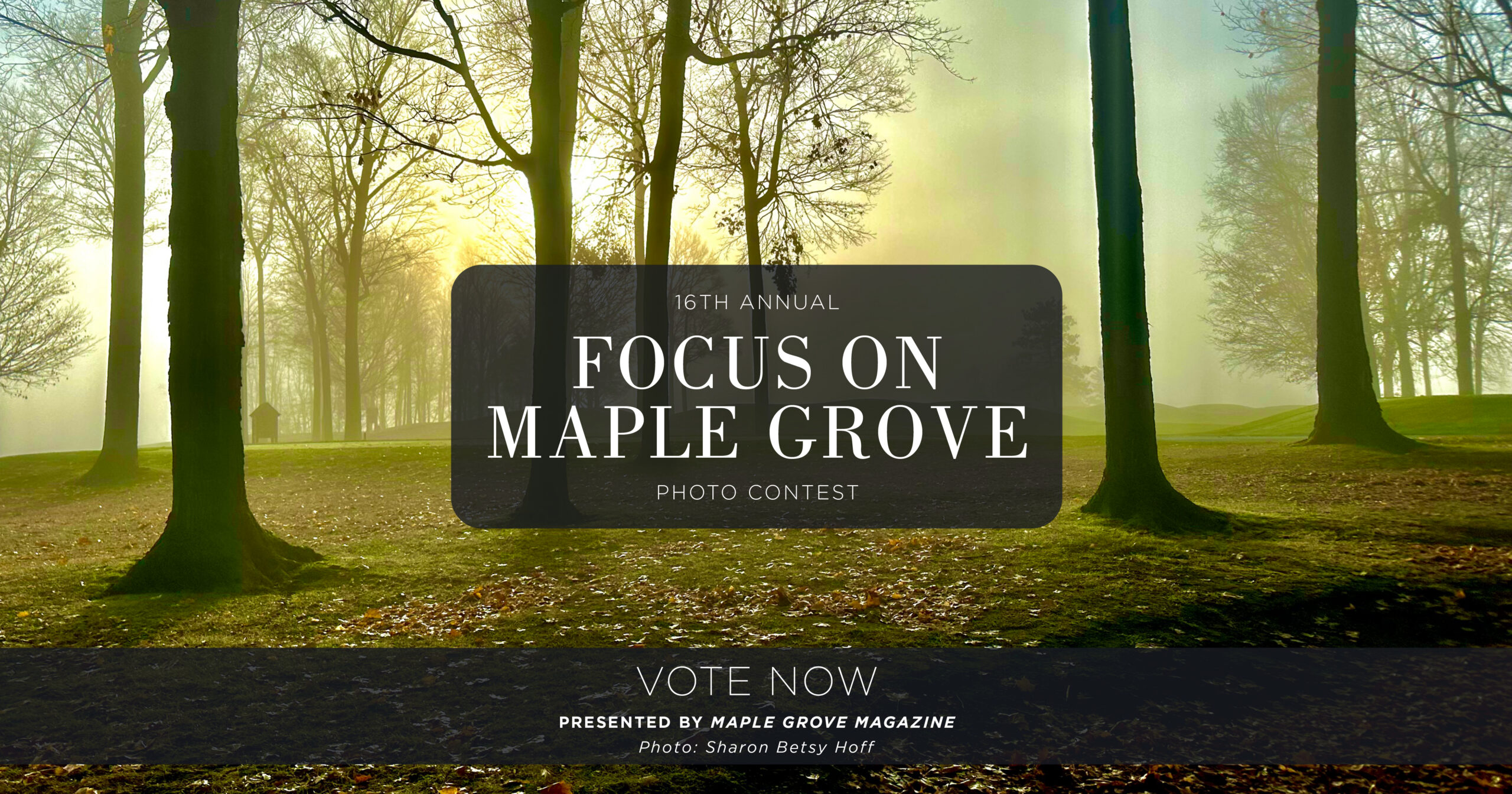 Focus on Maple Grove photo contest readers' choice voting web banner