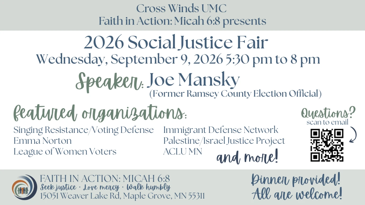 Social Justice Fair web banner