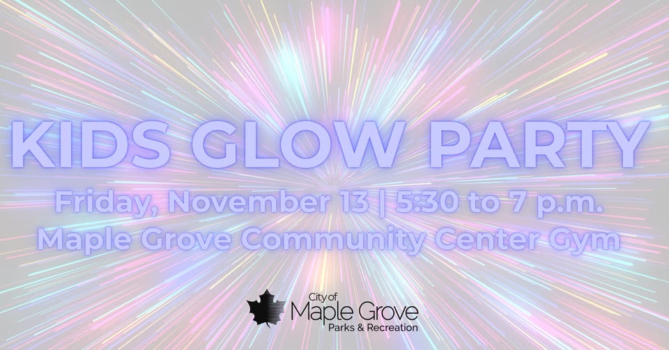 Kids Glow Party web banner